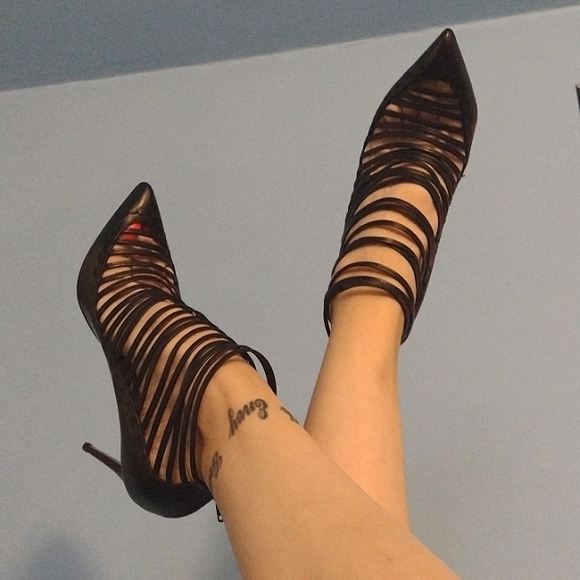 NEW Christian Louboutin Gortik Strappy Red Sole Bootie NEW - Picture 4 of 16